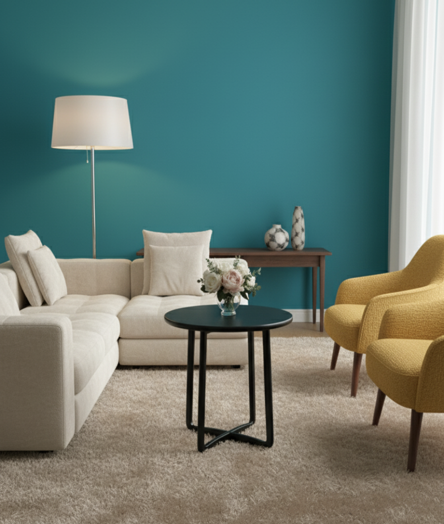 Yuvarlak Ahşap Yan Sehpa